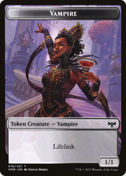 Vampire (TVOW-016) - Innistrad: Crimson Vow Tokens Foil