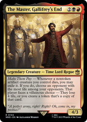 The Master, Gallifrey's End (WHO-144) - Doctor Who Foil