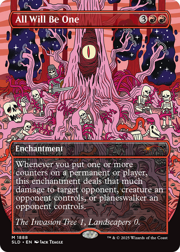 All Will Be One (SLD-1888) - Secret Lair Drop (Borderless) Foil