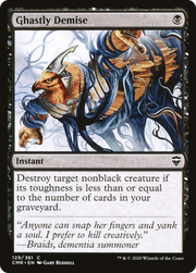 Ghastly Demise (CMR-129) - Commander Legends Foil