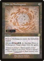 Door to Nothingness (BRR-77Z) - The Brothers' War Retro Artifacts Foil