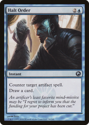 Halt Order (SOM-034) - Scars of Mirrodin Foil
