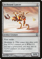 Arcbound Lancer (DST-098) - Darksteel Foil