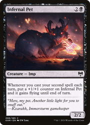 Infernal Pet (KHM-099) - Kaldheim Foil