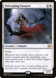 Welcoming Vampire (PPBRO-46P) - Innistrad: Crimson Vow Promos Foil