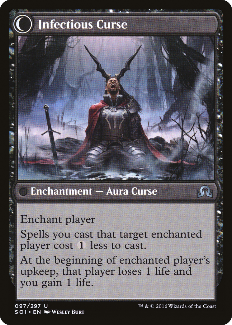 Accursed Witch // Infectious Curse (SOI-097) - Shadows over Innistrad: (Double Faced Transform)