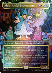 Alela, Artful Provocateur (SLD-1630) - Secret Lair Drop (Borderless) Foil
