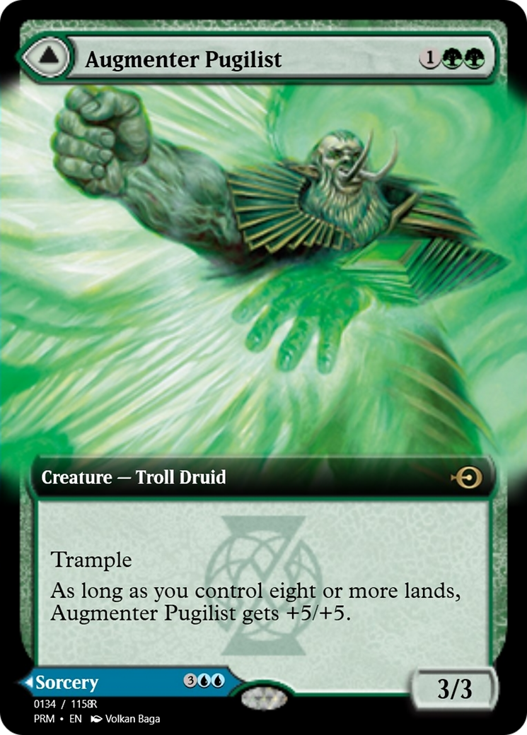 Augmenter Pugilist // Echoing Equation (PRM-90240) - Magic Online Promos Foil