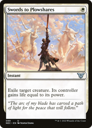Swords to Plowshares (NEC-089) - Neon Dynasty Commander