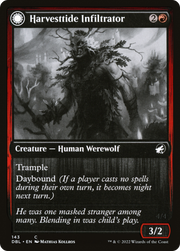 Harvesttide Infiltrator // Harvesttide Assailant (DBL-143) - Innistrad: Double Feature: (Double Faced Transform)