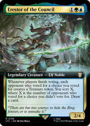 Erestor of the Council (LTC-136) - Tales of Middle-earth Commander: (Extended Art)