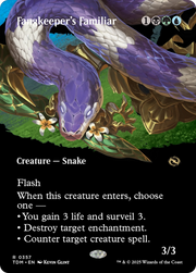 Fangkeeper's Familiar (TDM-357) - Tarkir: Dragonstorm: (Showcase) (Borderless) Foil