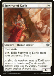 Survivor of Korlis (BRO-028) - The Brothers' War