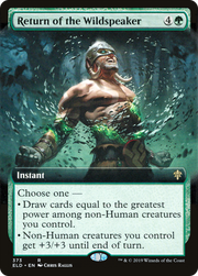 Return of the Wildspeaker (ELD-373) - Throne of Eldraine: (Extended Art)