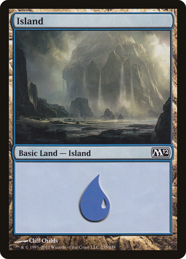 Island (M12-235) - Magic 2012 Foil