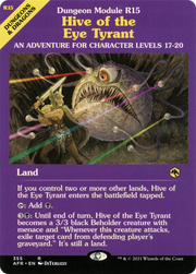 Hive of the Eye Tyrant (AFR-355) - Adventures in the Forgotten Realms: (Showcase)