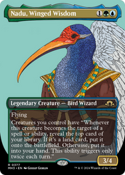 Nadu, Winged Wisdom (MH3-377) - Modern Horizons 3 (Borderless)
