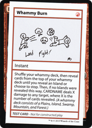 Whammy Burn (CMB1-070) - Mystery Booster Playtest Cards 2021