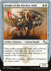 Knight of the Kitchen Sink (UST-012) - Unstable Foil