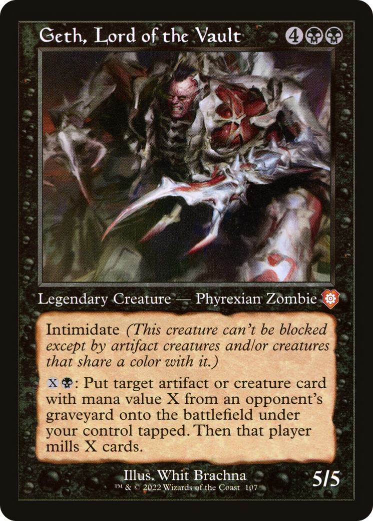 Geth, Lord of the Vault (BRC-107) - The Brothers' War Commander