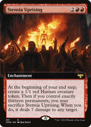 Stensia Uprising (VOW-381) - Innistrad: Crimson Vow: (Extended Art)