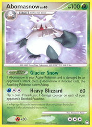 Abomasnow 019  - Reverse Holofoil Mysterious Treasures - Rare