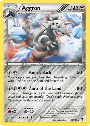 Aggron 059  Plasma Blast - Rare