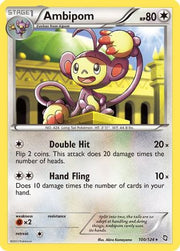 Ambipom 100  - Reverse Holofoil Dragons Exalted - Rare