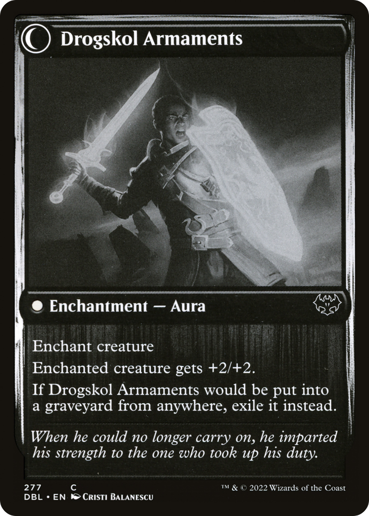 Drogskol Infantry // Drogskol Armaments (DBL-277) - Innistrad: Double Feature: (Double Faced Transform)
