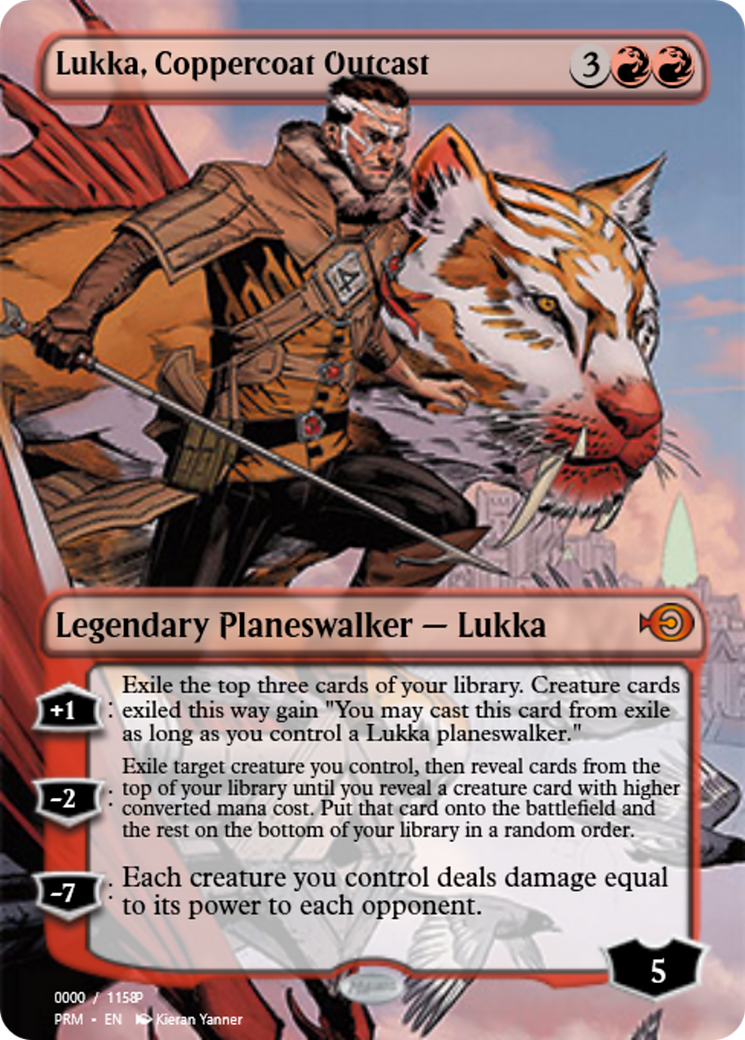 Lukka, Coppercoat Outcast (PRM-80801) - Magic Online Promos Foil