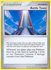 Battle Tower 134  - Reverse Holofoil Supreme Victors - Uncommon