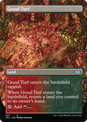 Gruul Turf (2X2-407) - Double Masters 2022 (Borderless) Foil
