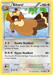 Bibarel 107  XY Base Set - Rare