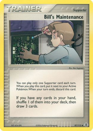 Bill's Maintenance 087  FireRed & LeafGreen - Uncommon