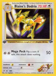Blaine's Dodrio 032/132  - 1st Edition Gym Challenge - Uncommon