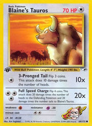 Blaine's Tauros 064/132  - Unlimited Gym Heroes - Common