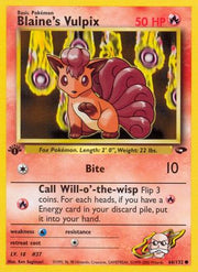 Blaine's Vulpix 066/132  - Unlimited Gym Challenge - Common