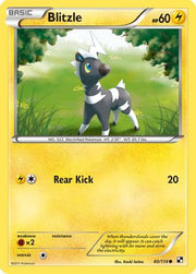 Blitzle (40) 040  - Reverse Holofoil Black and White - Common