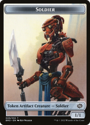 Soldier (TBRO-009) - The Brothers' War Tokens Foil