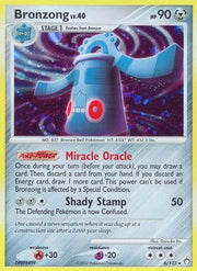 Bronzong 006/123  - Reverse Holofoil Mysterious Treasures - Holo Rare