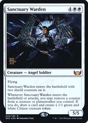 Sanctuary Warden (PRE-30S) - Streets of New Capenna Promos Foil