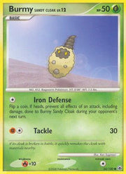 Burmy Sandy Cloak 054  - Reverse Holofoil Majestic Dawn - Common