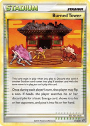 Burned Tower 071/90  - Reverse Holofoil Undaunted - Uncommon