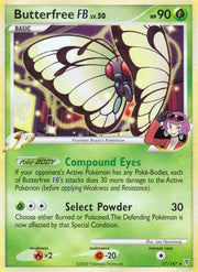 Butterfree FB 017  - Reverse Holofoil Supreme Victors - Rare