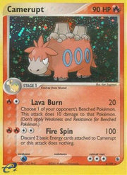 Camerupt 004  - Holofoil Ruby and Sapphire - Holo Rare