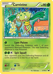 Carnivine 005  - Reverse Holofoil Dark Explorers - Rare