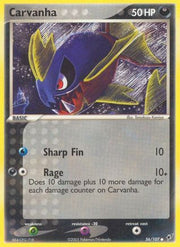 Carvanha 056/107  - Reverse Holofoil Deoxys - Common