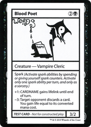 Blood Poet (CMB1-034) - Mystery Booster Playtest Cards 2021
