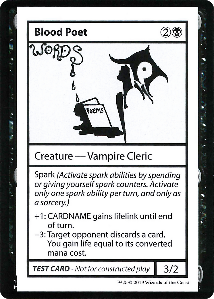 Blood Poet (CMB1-034) - Mystery Booster Playtest Cards 2021