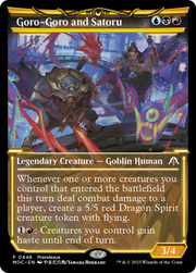 Goro-Goro and Satoru (PRE-448) - March of the Machine Commander: (Showcase) Foil